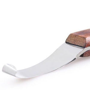 Hoja de acero inoxidable profesional de alta calidad, tamaño personalizado y embalaje, Filo de corte extra afilado, cuchillo de polipasto con mango de madera - Product Image 1