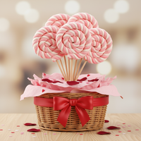 Grande sucette en guimauve 35g, bonbons multicolores en forme de dessin animé, collations pour enfants, cadeaux de la Saint-Valentin, vente en gros en sachet