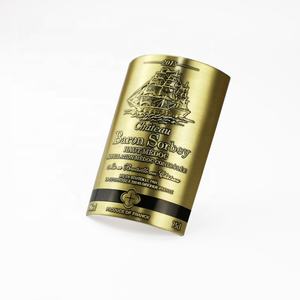 <span class=keywords><strong>ขวด</strong></span>ไวน์ฉลากโลหะเคลือบลายนูนฉลากต่อต้านการปลอมแปลงฉลากไวน์<span class=keywords><strong>หอม</strong></span>โลโก้3D ตามสั่ง - Product Image 6