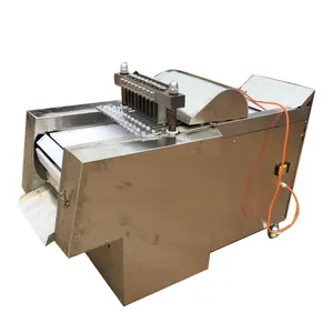 Automatische industrielle Huhn rohe gefrorene Fleisch Cuber Dicer Schneide maschine Maschine