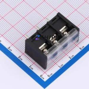 DBT40C-9.5-3P-BK-P Barrier Terminal Block P=9.5mm Connector ( Pitch: 9.5mm )( Rated Current: 20A )( Rated Voltage: 300V ) - Product Image 1