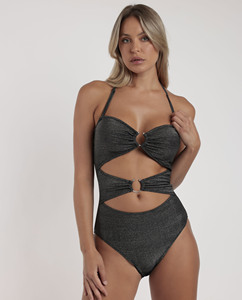 Maillot de bain Dazzler à découpes de haute qualité, design d'inspiration estivale, longueur standard, pour femmes, fitness, marque ADMAS. - Product Image 1
