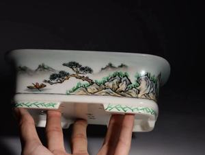 Vaso per bonsai Yixing con disegno a mano - Product Image 4