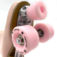 Patins à roulettes professionnels Junran pour adultes, 4 roues, roulements ABEC-7, taille réglable, construction en cuir et mesh durable