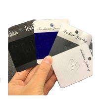 Logo d'impression de carte d'affichage de pince à cheveux en velours Pvc personnalisé de haute qualité