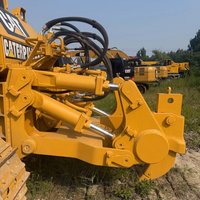 Bulldozer sur chenilles d'occasion CAT D8R de marque japonaise, équipement de construction Caterpillar de seconde main avec composants essentiels moteur et pompe