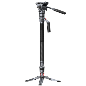 Trépied monopode en fibre de carbone SmallRig 5565, hauteur 175 cm, charge 5 kg, poids 2,5 kg avec tête hydraulique pour vidéo - Product Image 1