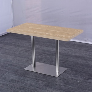 (SP-RT613) <span class=keywords><strong>Muebles</strong></span> de Comedor Comerciales Modernos, Mesas Rectangulares de Madera para Restaurante - Product Image 4