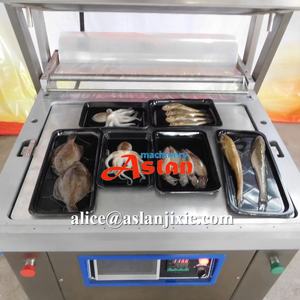 Macchina per Confezionamento Sottovuoto Semi-Automatica <span class=keywords><strong>ASLAN</strong></span> MACHINERY ASL-TTBZJ per Alimenti e Tabacco, Ideale per Pollame, Carne di Maiale e Frutti di Mare - Product Image 3