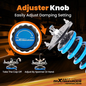 Kit de suspension abaissée Maxpeedingrods COT6 avant et arrière, amortisseurs pour Toyota <span class=keywords><strong>Echo</strong></span> Scion XB 2004-2006, utilisation sur route - Product Image 5