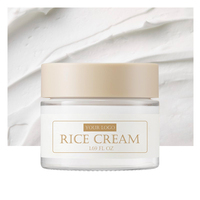 Crème Visage Hydratante Anti-rides à l'Extrait de Son de Riz Formule Végane, Collagène Bio, Glycérine, Rétinol, Sans Sulfate