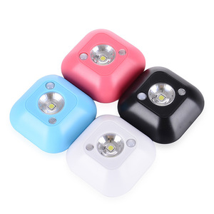 De Nuan Led Night Light Square Sensor Control <b>Battery</b> <b>Operated</b> Warm White Indoor Cabinet Stairway Lamp - Product Image 3