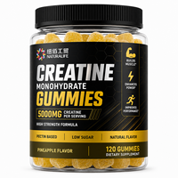 Bonbons gélifiés à la créatine de haute qualité et haute teneur en protéines, saveur ananas, pour la remise en forme et le soutien sportif des adultes
