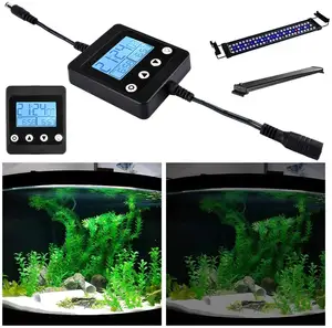 مؤقت إضاءة حوض السمك ، وحدة تحكم في إضاءة حوض السمك و خافض الإضاءة مع شاشة عرض LCD
