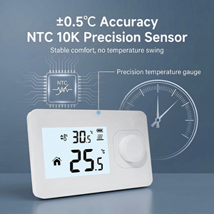 <span class=keywords><strong>Thermostat</strong></span> intelligent <span class=keywords><strong>filaire</strong></span> pour la maison, intégration domestique, design moderne, <span class=keywords><strong>thermostat</strong></span> LCD réglable pour chaudière à <span class=keywords><strong>gaz</strong></span>, chauffage radiant au sol - Product Image 4