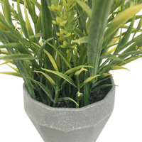 Pot tanaman meja buatan Lavender kecil kualitas tinggi, kerajinan bunga sentuhan nyata mewah ruang tamu & dekorasi Bonsai luar ruangan