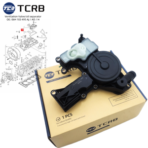 Válvula PCV Separadora de Aceite del Motor TCRB 06H103495AH 06H103495AB 06H103495E 06H103495AF para VW Tiguan GTI <span class=keywords><strong>Audi</strong></span> A3 <span class=keywords><strong>A4</strong></span> Q5 TT 2.0T - Product Image 4