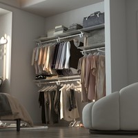 Système de Rangement Personnalisé pour Dressing : Idées d'Organisation, Étagères de Rangement pour Vêtements, Étagères à Chaussures en Fil Métallique pour Chambre à Coucher