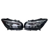 Para mercedes-benz SLS AMG GT63 GT50 GTR faros para W190 290 nuevo modelo lámparas LED blancas 12V Material ABS para modelos GT y GLC