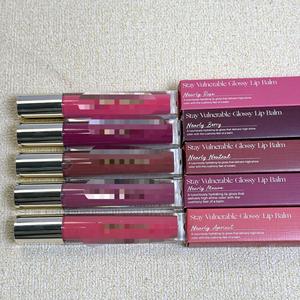 Baume à lèvres végétalien aux couleurs rares, longue durée, 6 couleurs, brillant à lèvres beauté, infusé aux minéraux végétaux, teinte hydratante, brillant à lèvres imperméable - Product Image 1