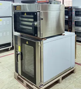 Thương mại phục vụ thiết bị 4 khay Công suất Hot lưu thông không khí Lò nướng đối lưu lò nướng để nướng