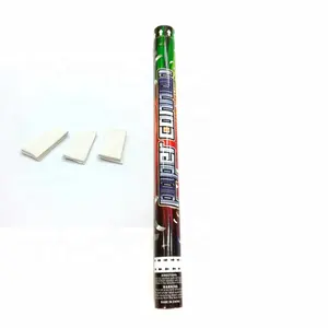 Fabbrica diretta di alta qualità aria compressa biodegradabile a prova di fiamma partito popper coriandoli cannone con carta bianca - Product Image 1