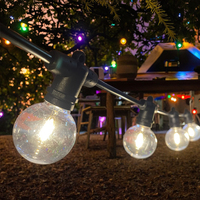 Populaire IP65 Étanche LED Filament Ampoules ST38 G40 Décoratif De Mariage Vintage Guirlande Lumineuse pour Café Bar Festoon Éclairage