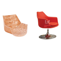 FC-D136 italien minimaliste moderne maison salle à manger chaise nordique lumière luxe Style incurvé contreplaqué courbé conseil meubles de maison