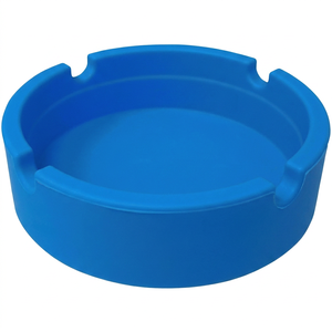 Cendrier en silicone résistant aux hautes températures, ensemble de cendriers pour cigarettes, pour extérieur, patio, intérieur ou bureau - Product Image 1