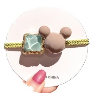 Elastici per Capelli con Simpatico Design a Topolina, Nastro alla Moda, Elastico Senza Cuciture per Coda di Cavallo, Accessori per Donne e Ragazze - Product Image 3