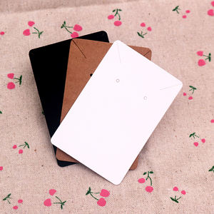 في كل مجموعة من بطاقات القلادات من ورق الكرافت بطاقات عرض بطاقات 6x9 بطاقات فارغة للأقراط والقلادات - Product Image 6