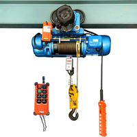 Treuil électrique Yuzhong, construction en acier, nouveau, 380V, câble métallique de 6 mm de diamètre, télécommande, levage de marchandises, moteur 2kW