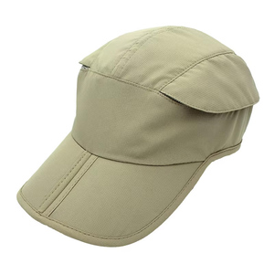 Chapeau de soleil d'été pliable et respirant avec protection solaire Chapeau de soleil léger pour le cyclisme Marathon Professional Lightweight Running Hat - Product Image 2