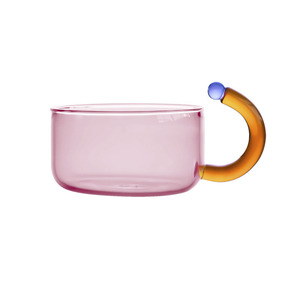 Théière en verre de silicate coloré de théière écologique de 400ml avec l'infuseur démontable - Product Image 2