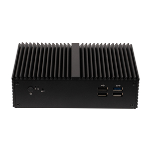 Q10921G4 Qotom Q10921G4 Mini PC de bureau Alder Lake-N N97 Quad Core 3.6GHz 4 Ethernet Mini ordinateur sans ventilateur - Product Image 2