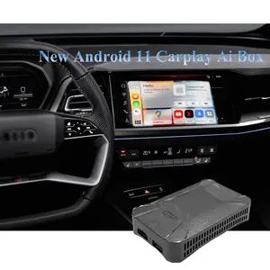 Wireless Carplay AI Box Android 11 for OEM Wired Carplay Cars, 4G+ 64GB Multimedia Player Carplay Android Auto Adapter