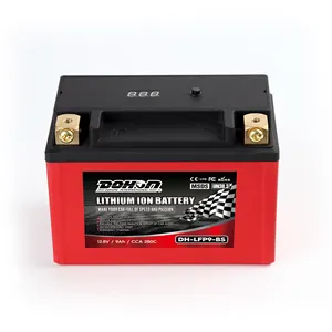Starter Lithium Ion Motorcycle Battery Super Lightweight Strong Motorcycle Battery 12v for lifepo4 external batteries