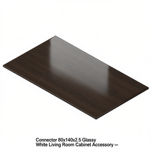 Conector 80x140x2.5 Blanco Brillante Accesorio para Mueble de Salón - Product Image 2