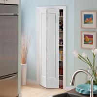 Portes pliantes intérieures modernes en bois massif pré-assemblées pour appartements, hôtels et entrepôts, application extérieure, tailles personnalisables