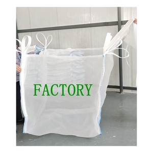 Hot-Sale Top Open Bottom Flache PP gewebte Fibc Big <span class=keywords><strong>Jumbo</strong></span> Bulk 1,5 Tonnen 2 Tonnen Super Sack 1000kg Bohnen Plastiktüte für die Verpackung