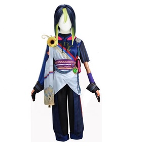 Ecowalson Anime juego Genshin Impact Tighnari Cosplay traje peluca disfraz Sumeru Avidya bosque orejas mujeres Halloween fiesta ropa - Product Image 1