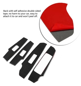 <span class=keywords><strong>Autocollant</strong></span> de cadre de panneau de commande de lève-<span class=keywords><strong>vitre</strong></span> en fibre de carbone pour LEXUS IS250 13-19 Accessoires de garniture intérieure - Product Image 5