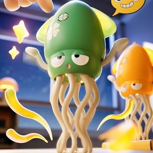 Juguete de Pulpo Eléctrico para Niños con Sensor Automático de Sonido y Luz, Recargable, Simulación de Pulpo Gateando, Juguete de Rompecabezas para Bebés - Product Image 1