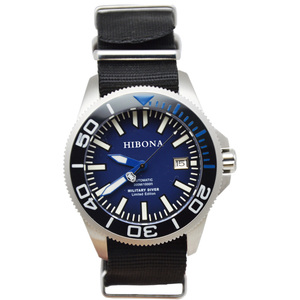 OEM Custom Manufacturer Diving Watches Men San <span class=keywords><strong>Martin</strong></span> Red Watch orologio subacqueo con cinturino in Nylon di marca impermeabile - Product Image 4