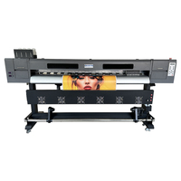 1,8 m Plotter lienzo vinilo Banner sublimación de gran formato Eco solvente impresora de inyección de tinta Digital máquina de impresión