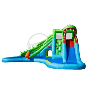 HappyHop combo with commercial bounce house water slide for toddlers