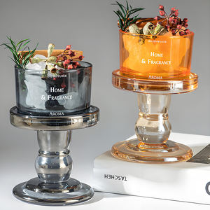 Vente en gros de gobelets à bougies en verre écologiques, porte-bougie d'aromathérapie sans feu pour la décoration de Noël à la maison, pot à bougie - Product Image 5