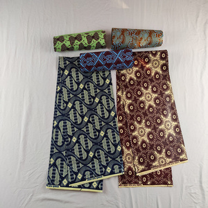 Nouveautés : Tissu Wax Hollandais 100 % Coton, Véritable <span class=keywords><strong>Cire</strong></span> d'Ankara Personnalisée - Product Image 4