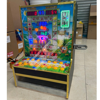 Console de jeu d'arcade en bois SQX 220V de haute qualité, avec jeux Mario Fruit King 3 PCB 3D PINBALL, en anglais, espagnol et japonais, fonctionnant avec des pièces de monnaie