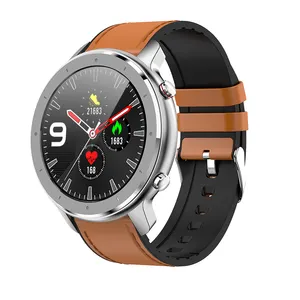 Hot Verkoop Smart Horloge F12 Volledige Ronde Screen Full Touch IP68 Waterdichte Android Smart Horloge Test Zwarte Huid Hartslag horloge